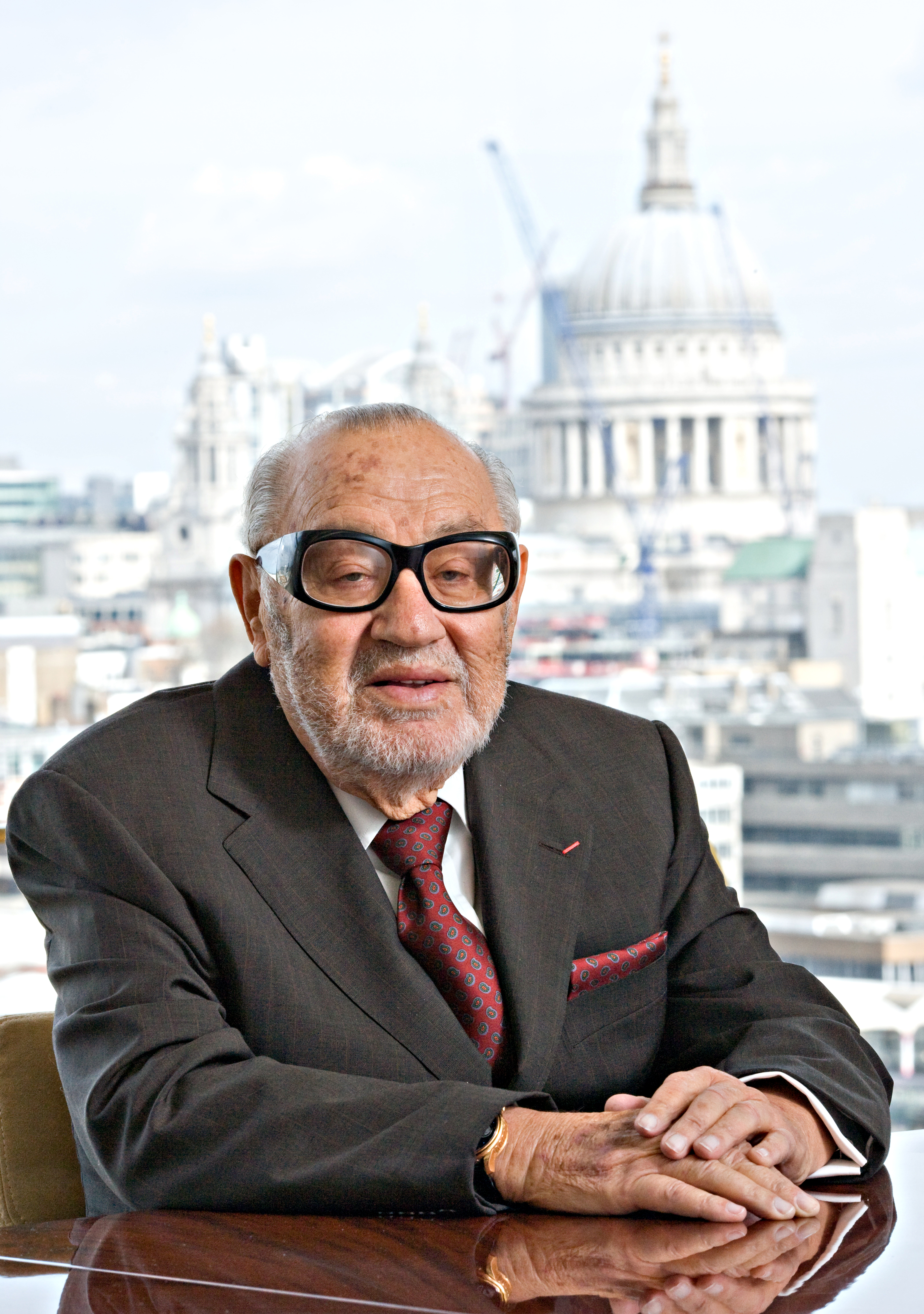Sammy Ofer at his London head office