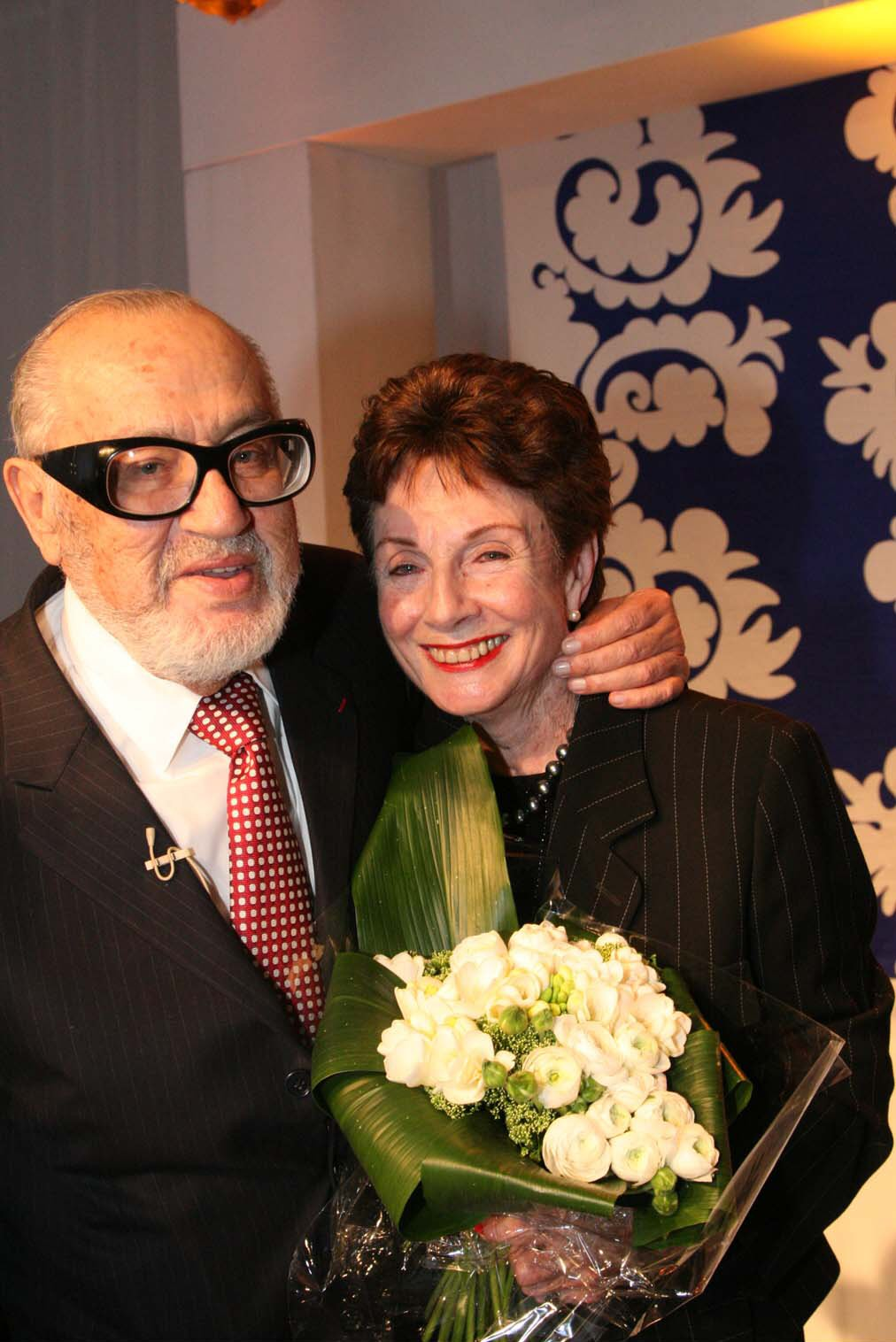 Sammy Ofer with wife Aviva Ofer